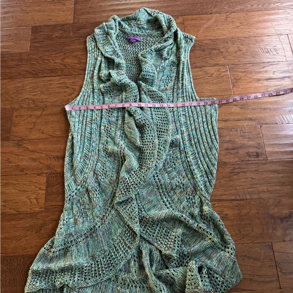 Beverly Drive Multicolor‎ Knit Open Cardigan - Picture 4 of 7